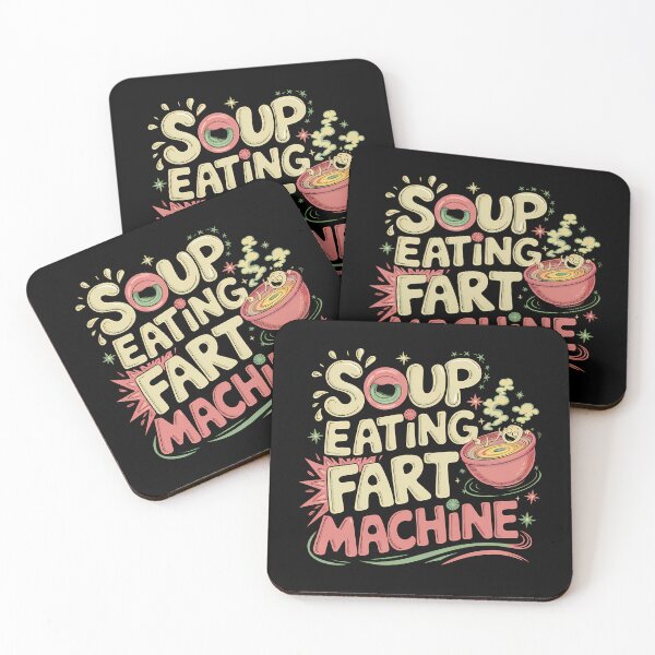 Item preview, Soup Eating Fart Machine -A perfect gift for anyone who loves quirky humor and absurd memes! designed and sold by ZyziowskyArt.
