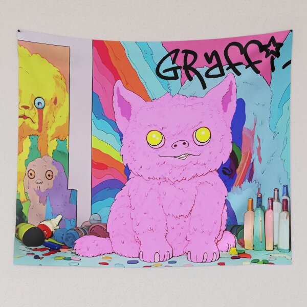 Item preview, Typical Graffiti Fiend Lowbrow Underground Outsider Artist designed and sold by ScientiaAcLabor.