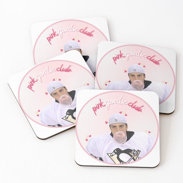 Item preview, The Chappell Collection: Marc-André Fleury Pink Goalie Club Sticker designed and sold by OffsideNewsCo.