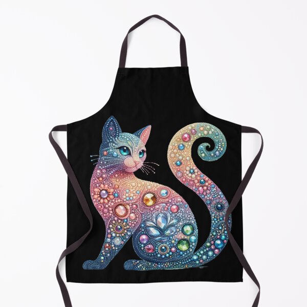 Item preview, Jewel-Encrusted cute cat with Elegant Details designed and sold by ideandesign.