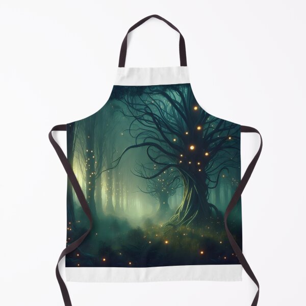 Item preview, Dark forest with glowing lights designed and sold by KnightMonsters.