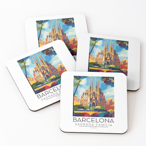 Item preview, An Illustration of the Sagrada Família - Barcelona - Spain  designed and sold by GoodOldVintage.