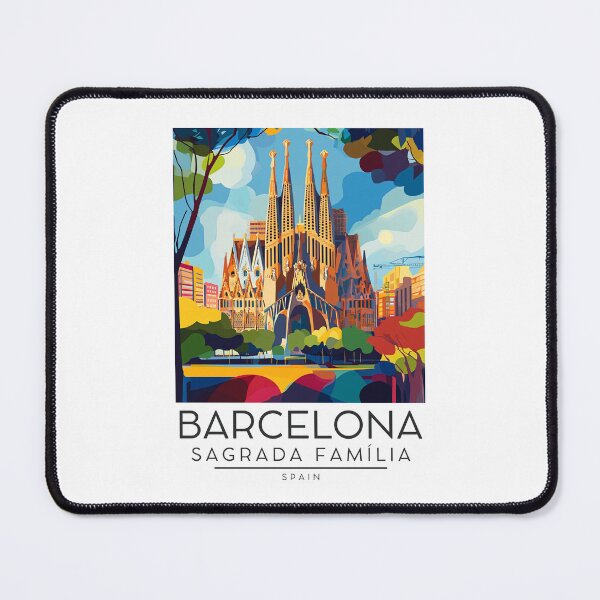 Item preview, An Illustration of the Sagrada Família - Barcelona - Spain designed and sold by GoodOldVintage.
