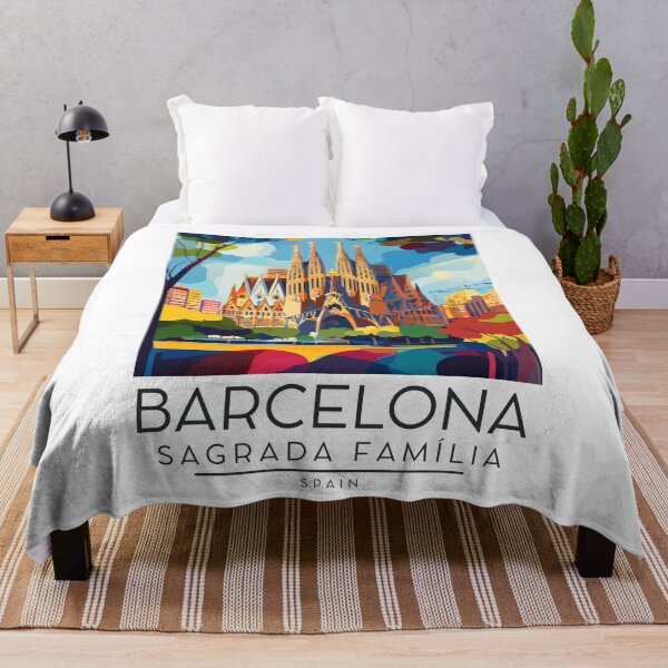 Item preview, An Illustration of the Sagrada Família - Barcelona - Spain designed and sold by GoodOldVintage.