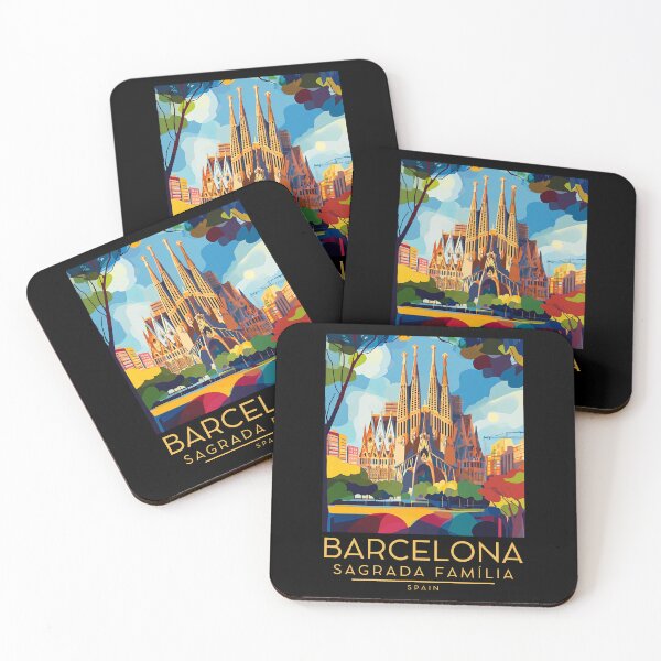 Item preview, An Illustration of the Sagrada Família - Barcelona - Spain  designed and sold by GoodOldVintage.