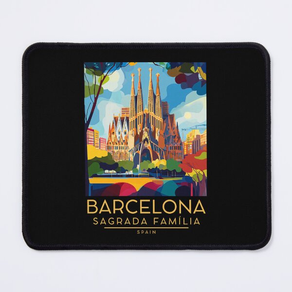 Item preview, An Illustration of the Sagrada Família - Barcelona - Spain designed and sold by GoodOldVintage.