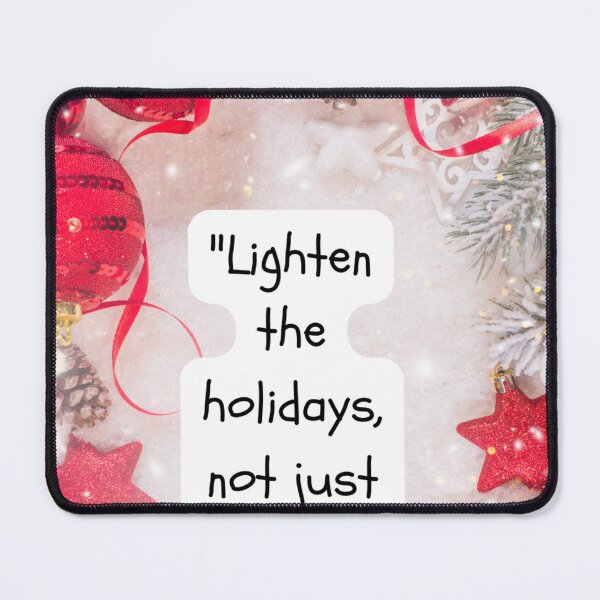 Item preview, "Lighten the holidays, not just the tree." designed and sold by CUTESTUFFnow.