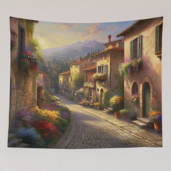 Item preview, Spring Sunlight on Cobblestone Paths designed and sold by BlareBlare.