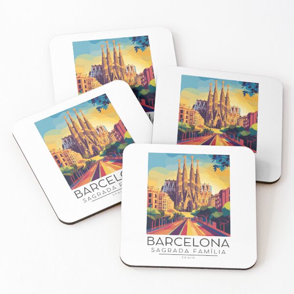 Item preview, An Illustration of the Sagrada Família - Barcelona - Spain  designed and sold by GoodOldVintage.