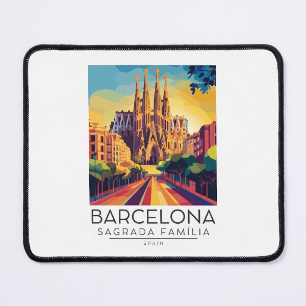 Item preview, An Illustration of the Sagrada Família - Barcelona - Spain designed and sold by GoodOldVintage.
