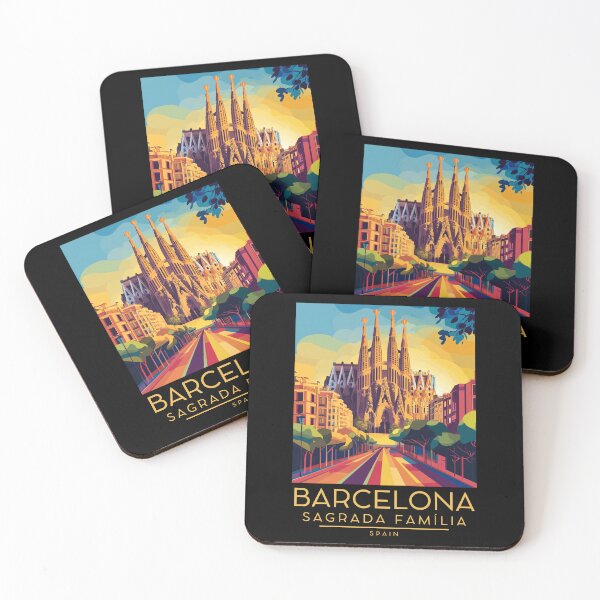 Item preview, An Illustration of the Sagrada Família - Barcelona - Spain  designed and sold by GoodOldVintage.
