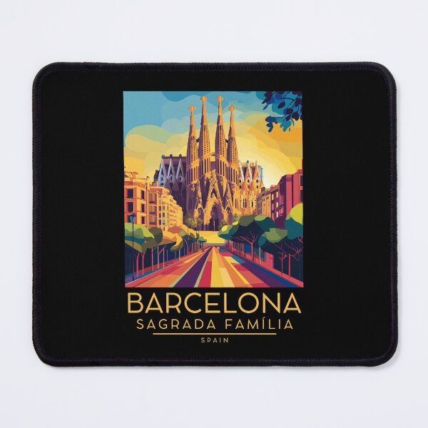 Item preview, An Illustration of the Sagrada Família - Barcelona - Spain designed and sold by GoodOldVintage.