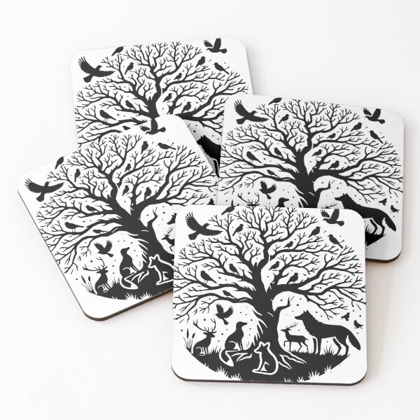 Item preview, shadow tree design exudes nature lovers designed and sold by i-Xuou.
