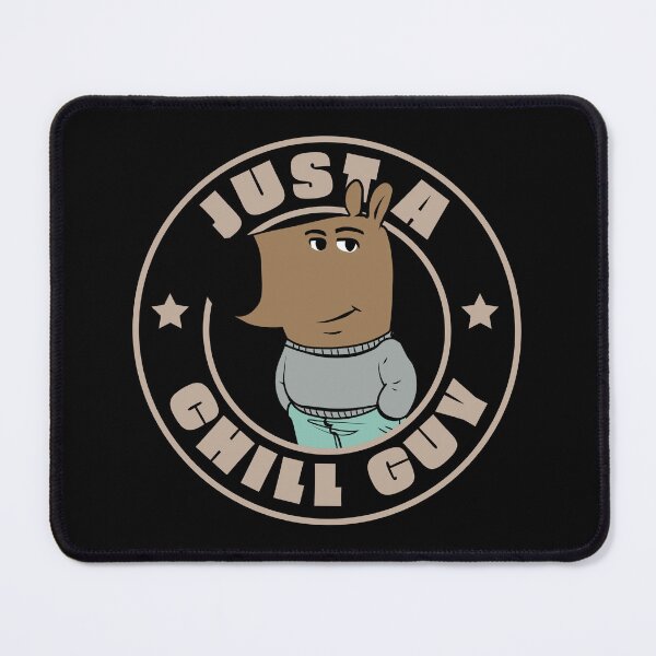 Item preview, Chill guy badge designed and sold by sileaant.