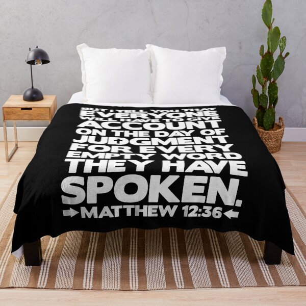 Item preview, Matthew 12:36 Day Of Judgment designed and sold by plushism.