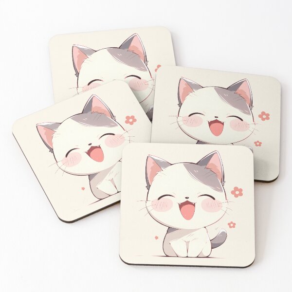 Item preview, Playful Smiling Cat – Cartoon Style Illustration designed and sold by Windy-market.