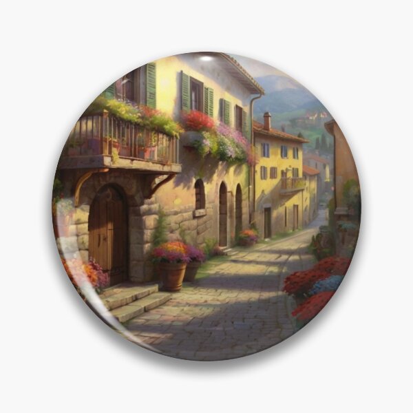 Item preview, Blossoms and Balconies on Italian Streets designed and sold by BlareBlare.