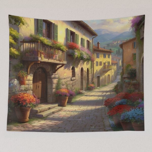 Item preview, Blossoms and Balconies on Italian Streets designed and sold by BlareBlare.