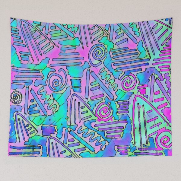 Item preview, Radical 90s pattern 1 designed and sold by aimskiis.