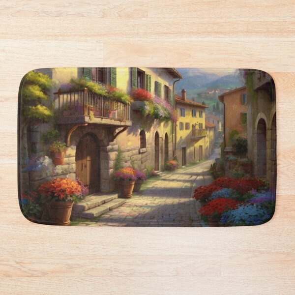 Item preview, Blossoms and Balconies on Italian Streets designed and sold by BlareBlare.