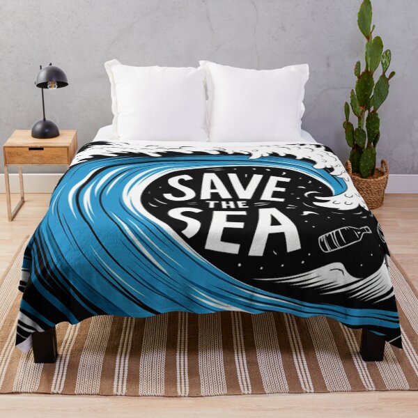 Item preview, Save the Sea Eco-Friendly Awareness Ocean Conservation Apparel designed and sold by i-Xuou.