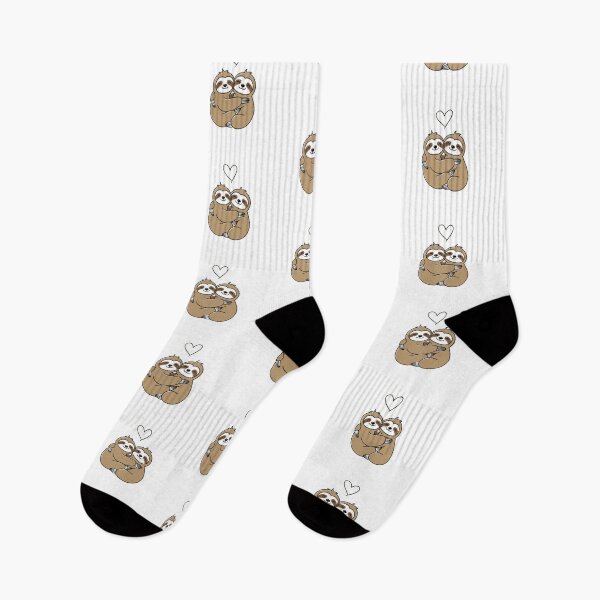 Item preview, Sloth Couple - Cute Sloths Love designed and sold by BearsAndSkulls.