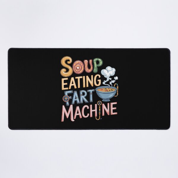 Item preview, Soup Eating Fart Machine -A perfect gift for anyone who loves quirky humor and absurd memes! designed and sold by ZyziowskyArt.