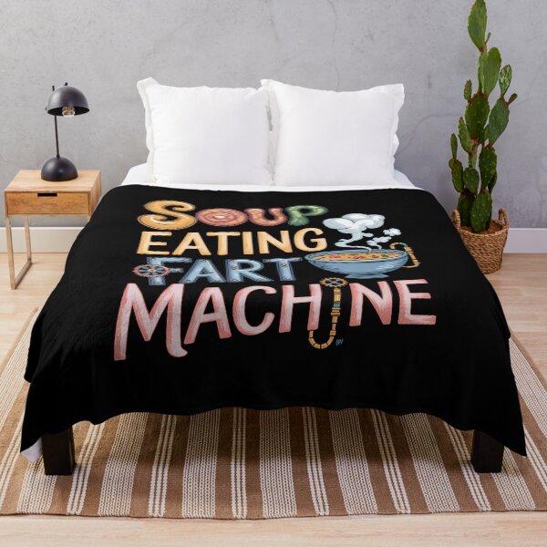 Item preview, Soup Eating Fart Machine -A perfect gift for anyone who loves quirky humor and absurd memes! designed and sold by ZyziowskyArt.
