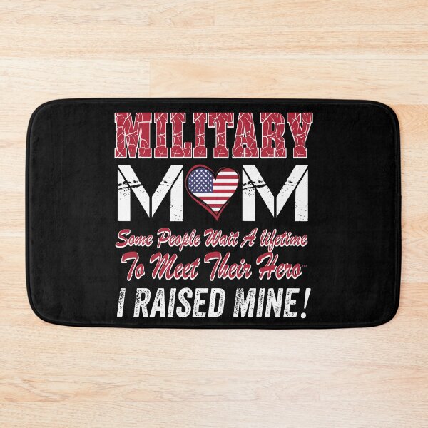 Item preview,  Military Mom I Raised My Own Hero Camo Us Heart Flag  designed and sold by Smix Pixels.