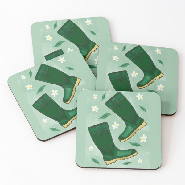 Item preview, Green Wellies and Daisies designed and sold by emmacrayon.