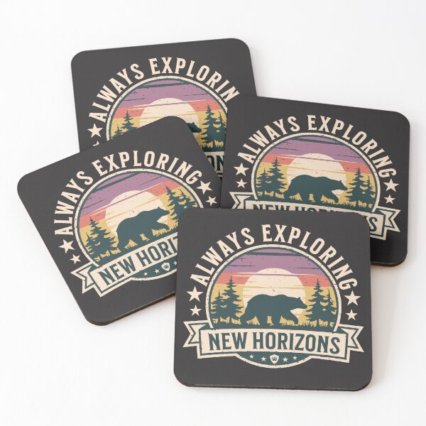 Item preview, Always Exploring New Horizons Retro Bear Nature Design designed and sold by SpecialtiesShop.
