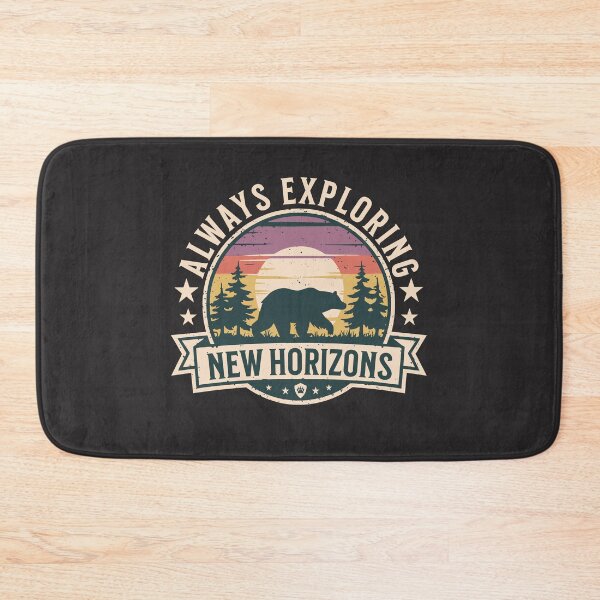 Item preview, Always Exploring New Horizons Retro Bear Nature Design designed and sold by SpecialtiesShop.