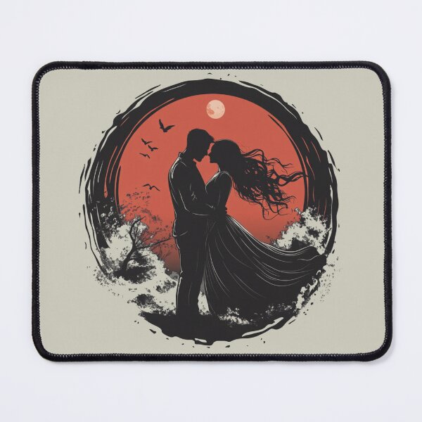 Item preview, Midnight Lovers Beneath a Crimson Moon designed and sold by MOONE FLOWER.