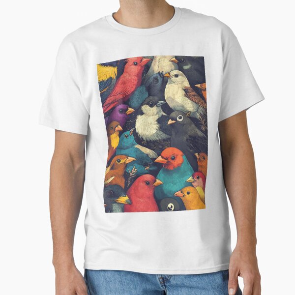 Item preview, Bird Paradise: A Colorful Avian Composition designed and sold by EsoKafi Design.