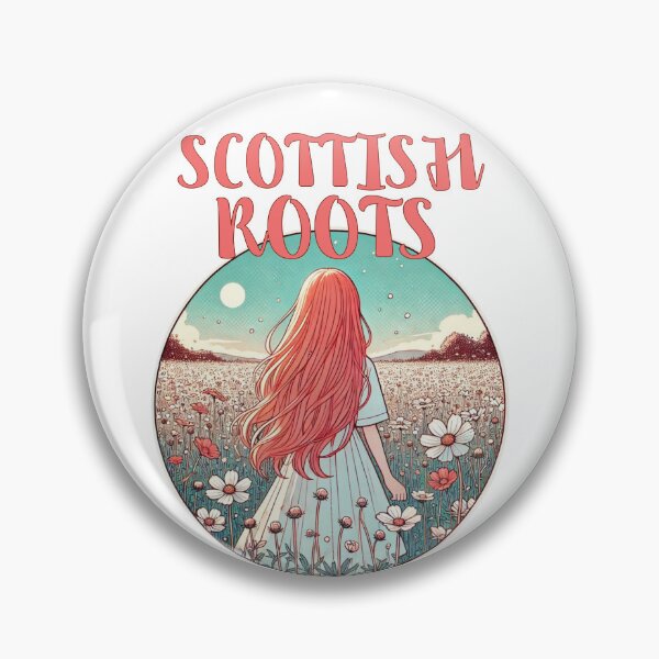 Item preview, Scottish roots, a beautiful ginger haired girl  designed and sold by coloursforkids.