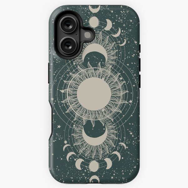 Item preview, Mystical Nightfall: Sun and Moon Phases Tarot Art designed and sold by UPPrints.