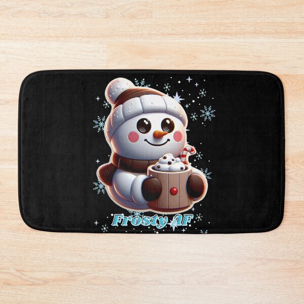 Item preview, Frosty AF – Funny Snowman Winter Design designed and sold by Dantin.
