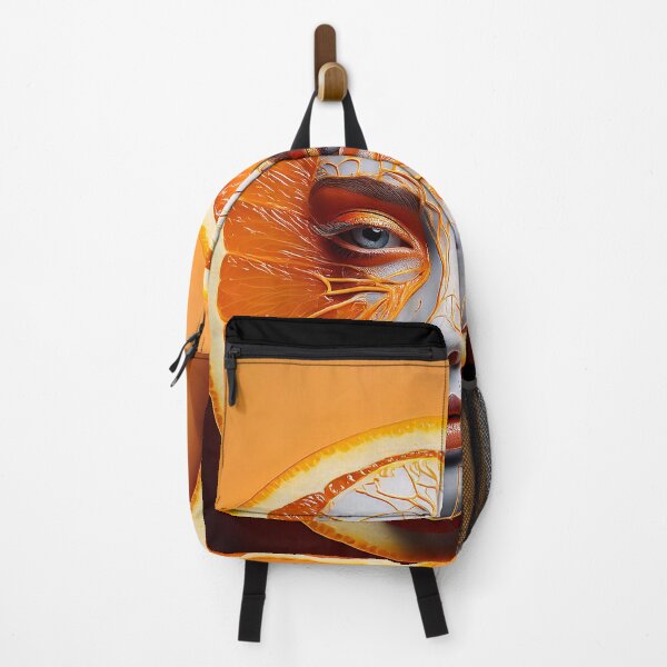 Item preview, Orange Woman Face | Fruits Patterns | Fruit Creatures Collection designed and sold by monkeybusiness.pt.