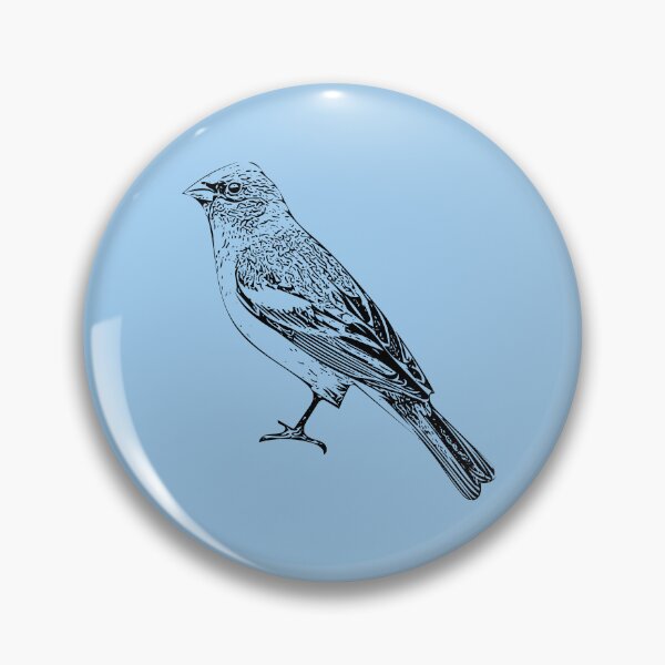 Item preview, Lazuli Bunting Black Design  designed and sold by designsasstultd.