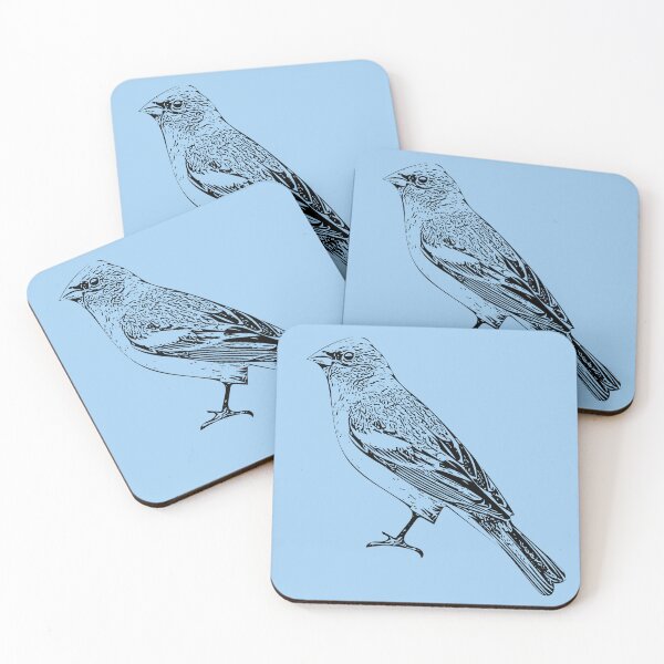Item preview, Lazuli Bunting Black Design  designed and sold by designsasstultd.
