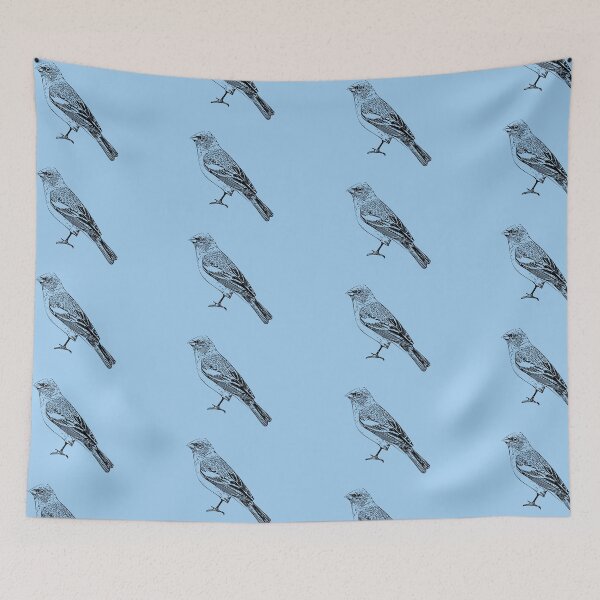 Item preview, Lazuli Bunting Black Design  designed and sold by designsasstultd.
