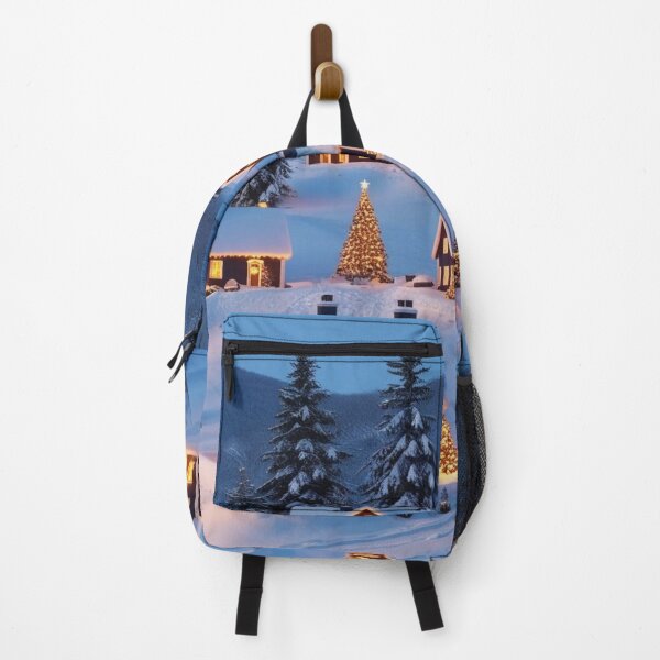 Item preview,  Christmas trees in a snowy forest village  designed and sold by ShopTwentyFour.