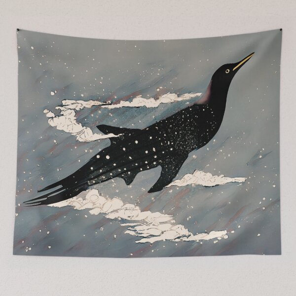 Item preview, a weird bird that looks like a penguin in the sky 5 designed and sold by MerryCrown.