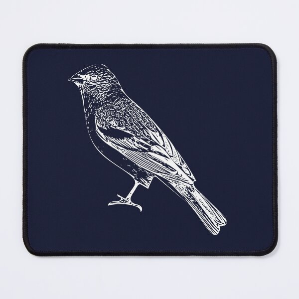 Item preview, Lazuli Bunting White Design  designed and sold by designsasstultd.