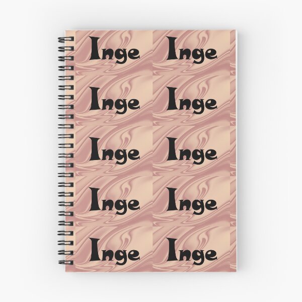 Item preview, Inge Name Design - Cute Font, Minimalist, with Black Lettering :) designed and sold by Myriel-Myriel.