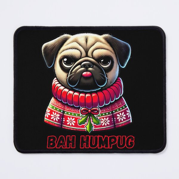 Item preview, Bah Humpug – Funny Pug Christmas Design designed and sold by Dantin.