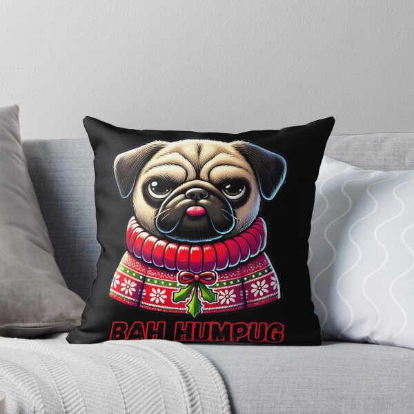 Item preview, Bah Humpug – Funny Pug Christmas Design designed and sold by Dantin.