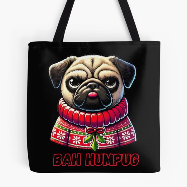 Item preview, Bah Humpug – Funny Pug Christmas Design designed and sold by Dantin.