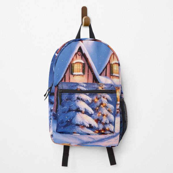 Item preview,  Christmas trees in a snowy forest village  designed and sold by ShopTwentyFour.