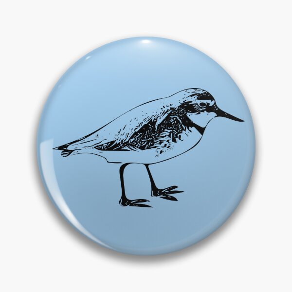 Item preview, Wrybill Plover Black Design designed and sold by designsasstultd.